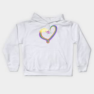 Lady Rainicorn Heart Shape Adventure Time Fan Art Kids Hoodie